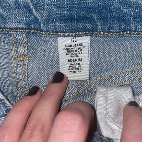 High waist mom jeans size US 2 - Picture 4 of 5